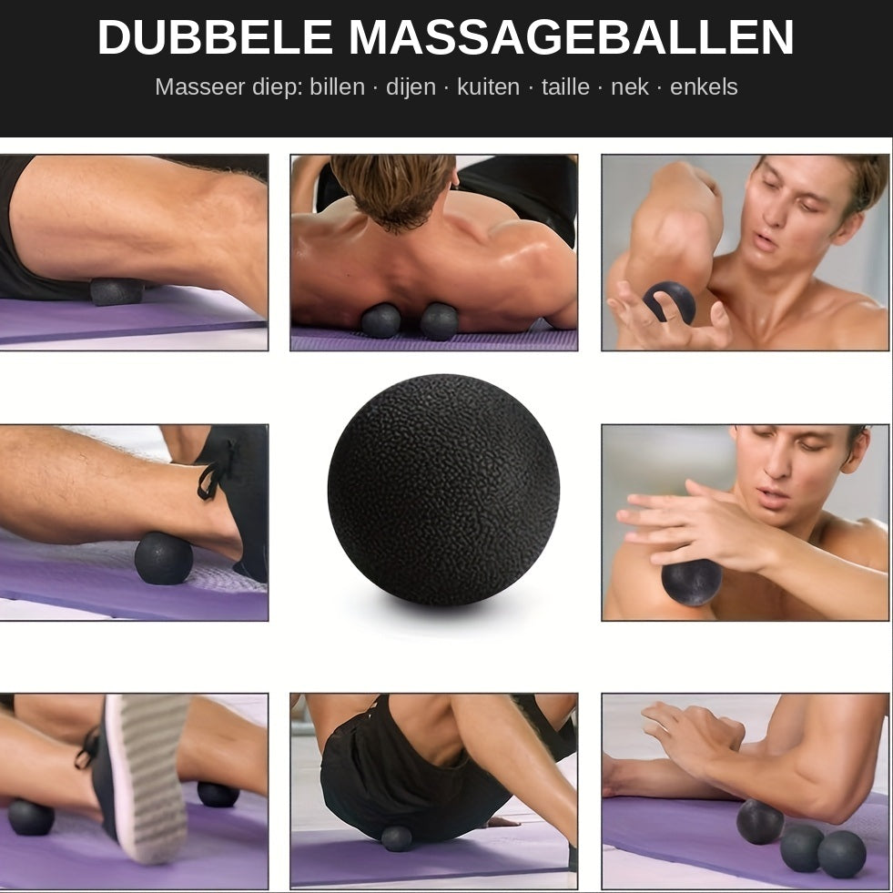 Massage Set – Foam Roller, Stok & Ballen voor HerstelMassage Set: Foam Roller, stok en ballen voor herstel
