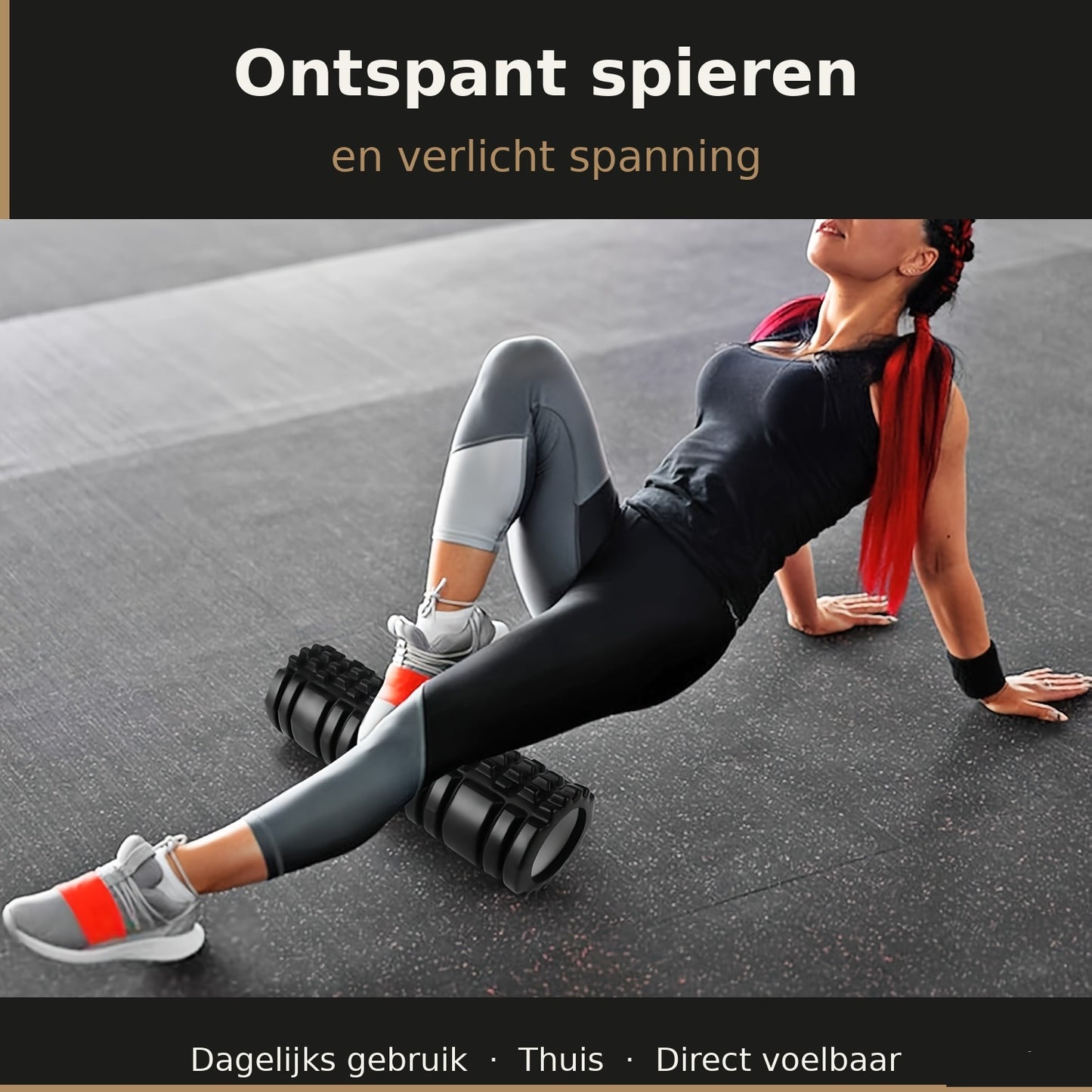 Fascia roller voor spierherstel en ontspanning