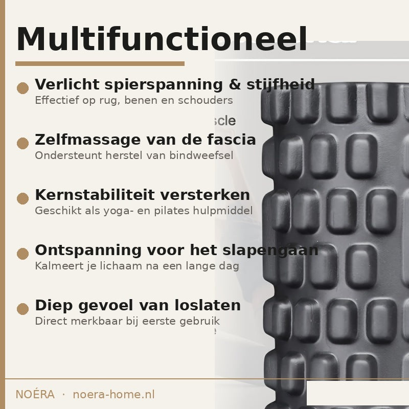 Fascia roller voor spierherstel en ontspanning