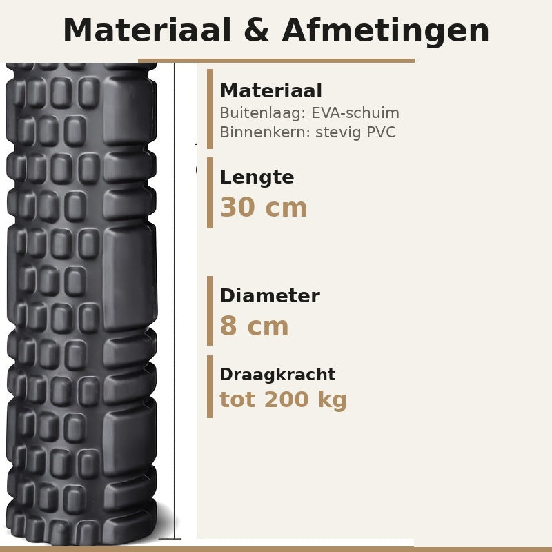 Fascia roller voor spierherstel en ontspanning