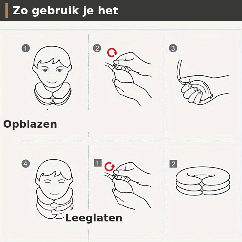Nekstretcher: opblaasbaar cervicaal tractie apparaat