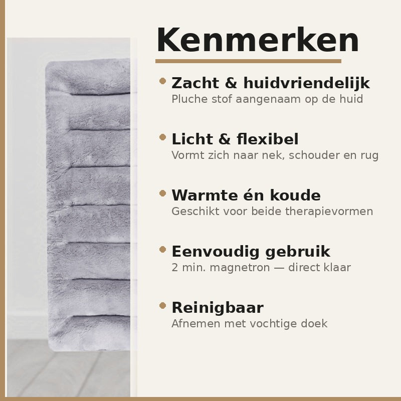 Verwarmingskussen: warmte voor nek, schouder & rug